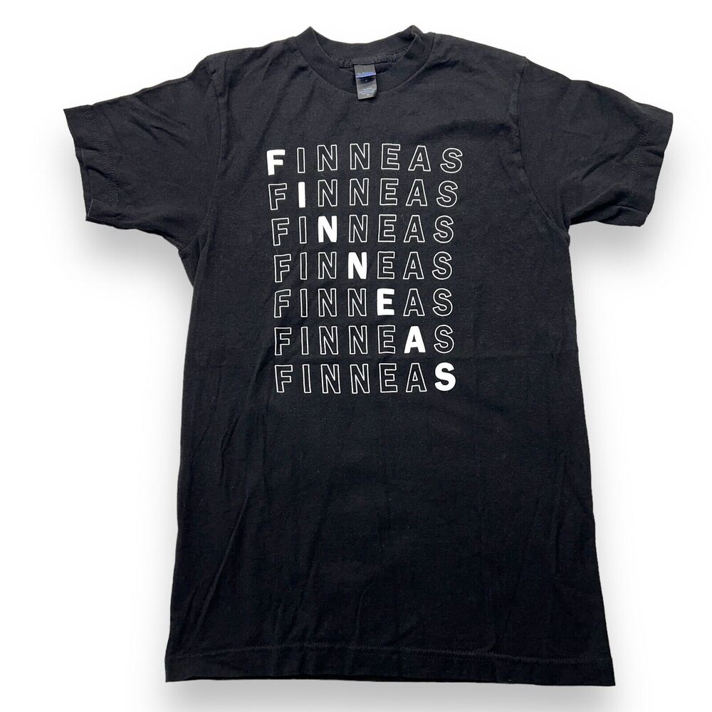 Finneas Repeat Logo T-Shirt Size XS